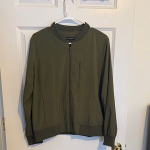 Banana Republic Olive Bomber Jacket